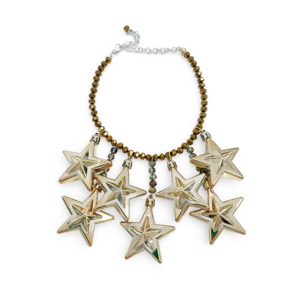 COLLANA STELLE ORO NEW