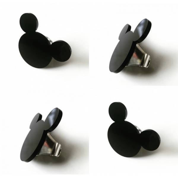 ANELLO MICKEY MOUSE BLACK