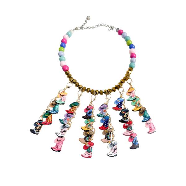 COLLANA MINI STIVALI COWBOY