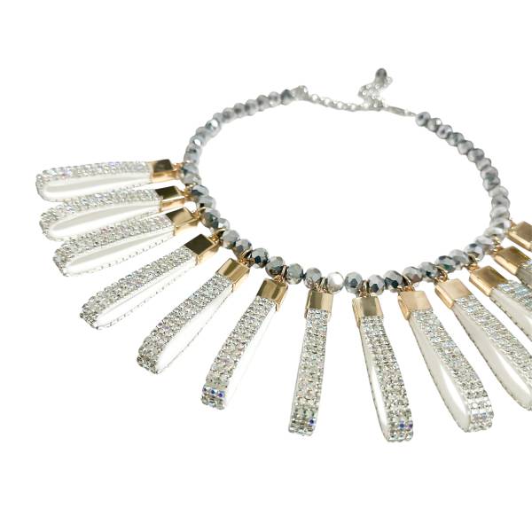 COLLANA MINI STRING STRASS 2