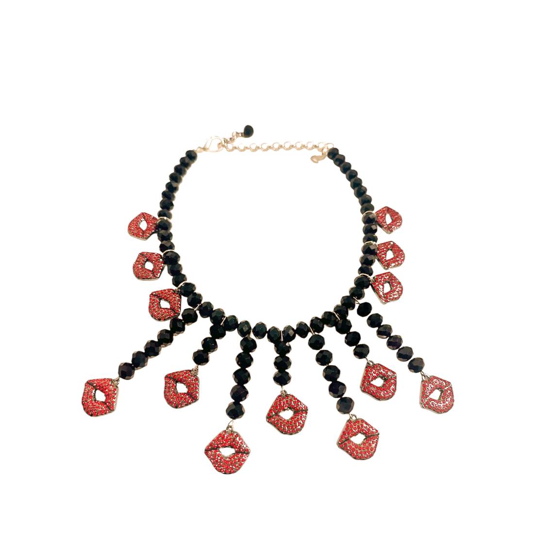COLLANA MINI BOCCHE CRISTALLO