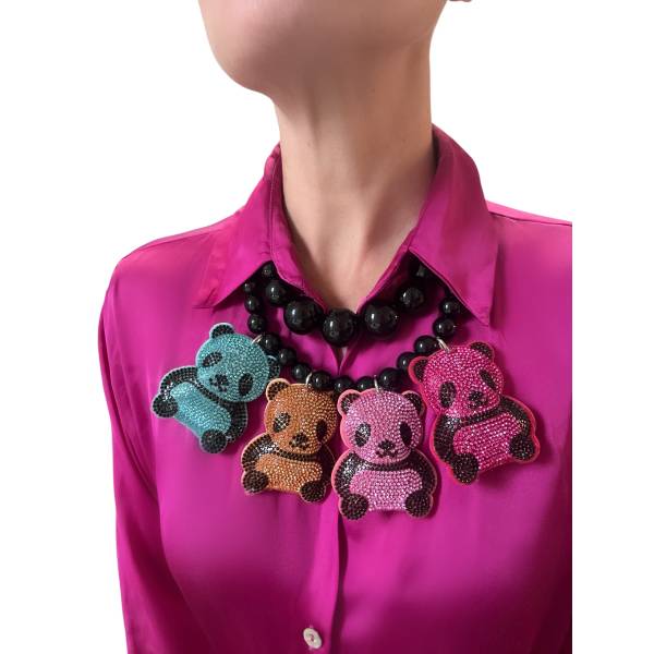 COLLANA PANDA CRYSTAL 2