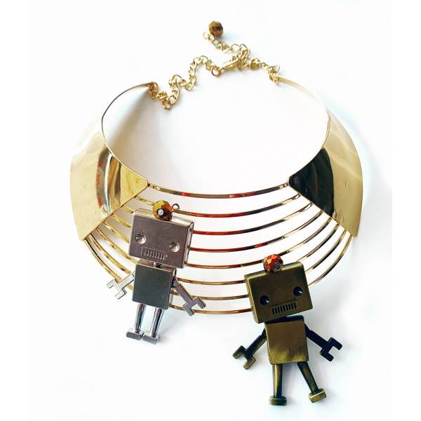 COLLANA ROBOT ORO