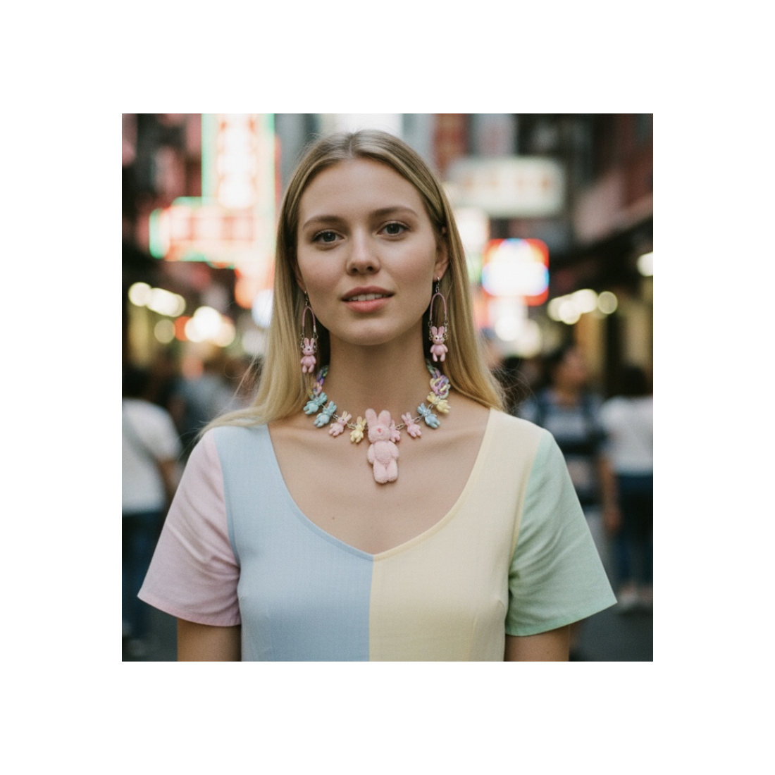 COLLANA CONIGLIETTI COLOR