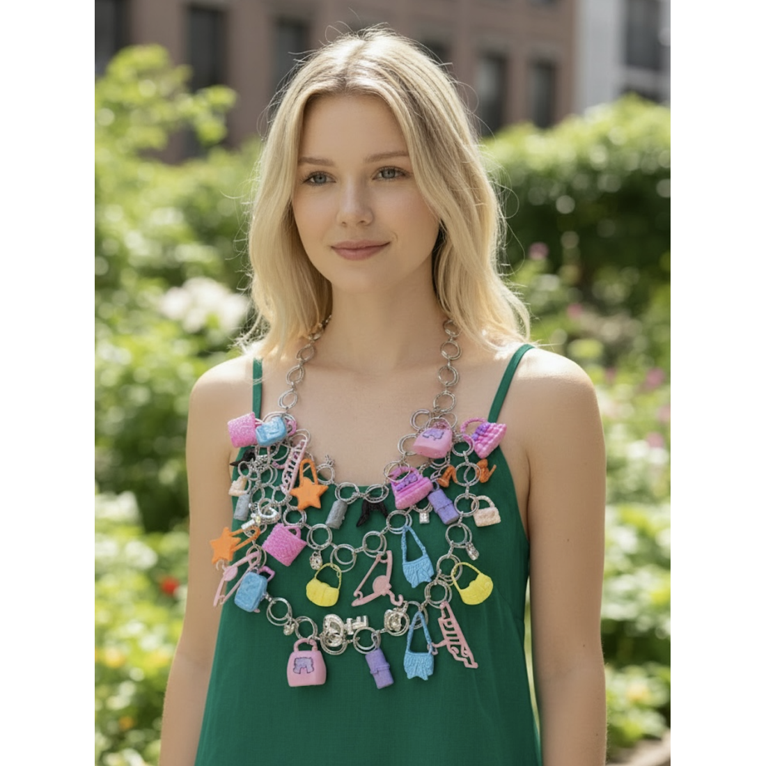 COLLANA MIX BORSE COLOR