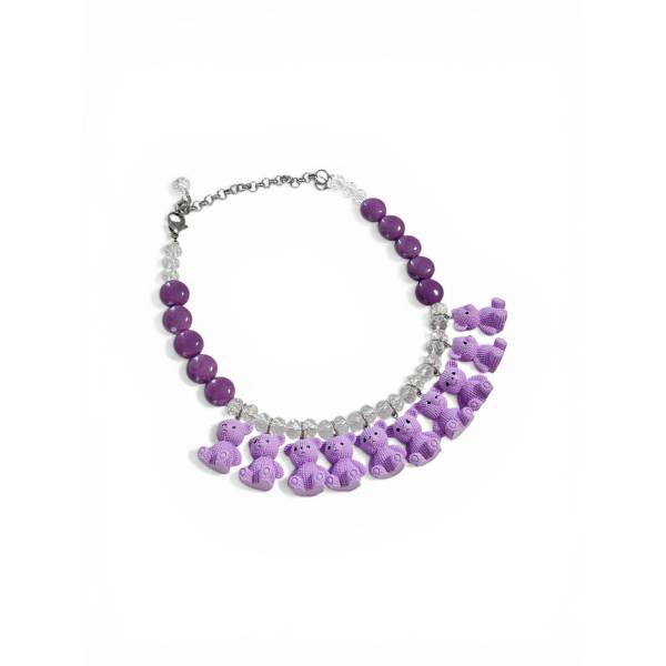 COLLANA ORSI VIOLA