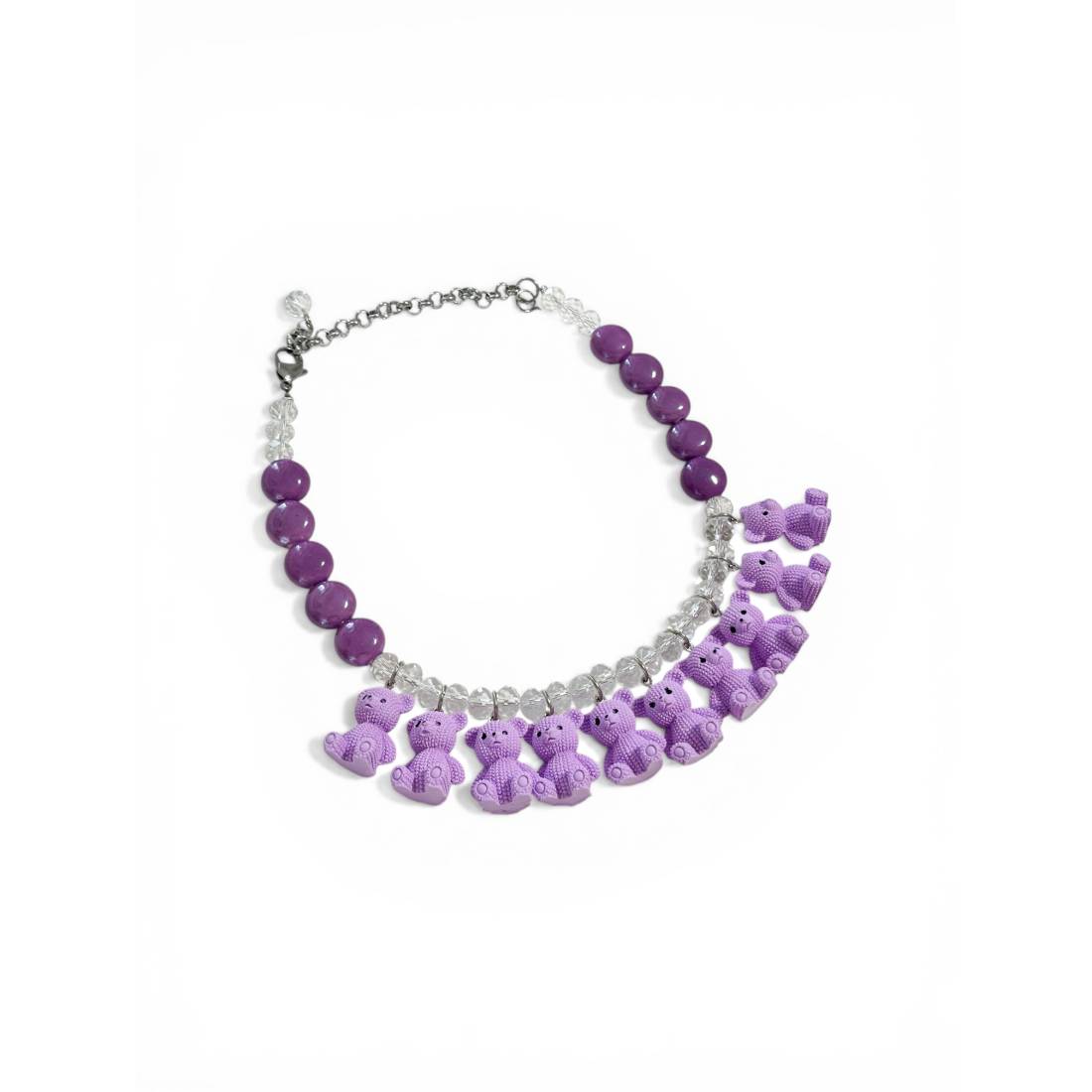 COLLANA ORSI VIOLA