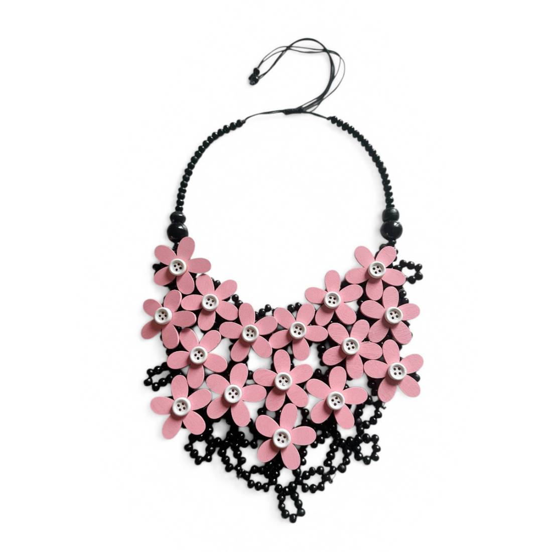 COLLANA MARGHERITE ROSA