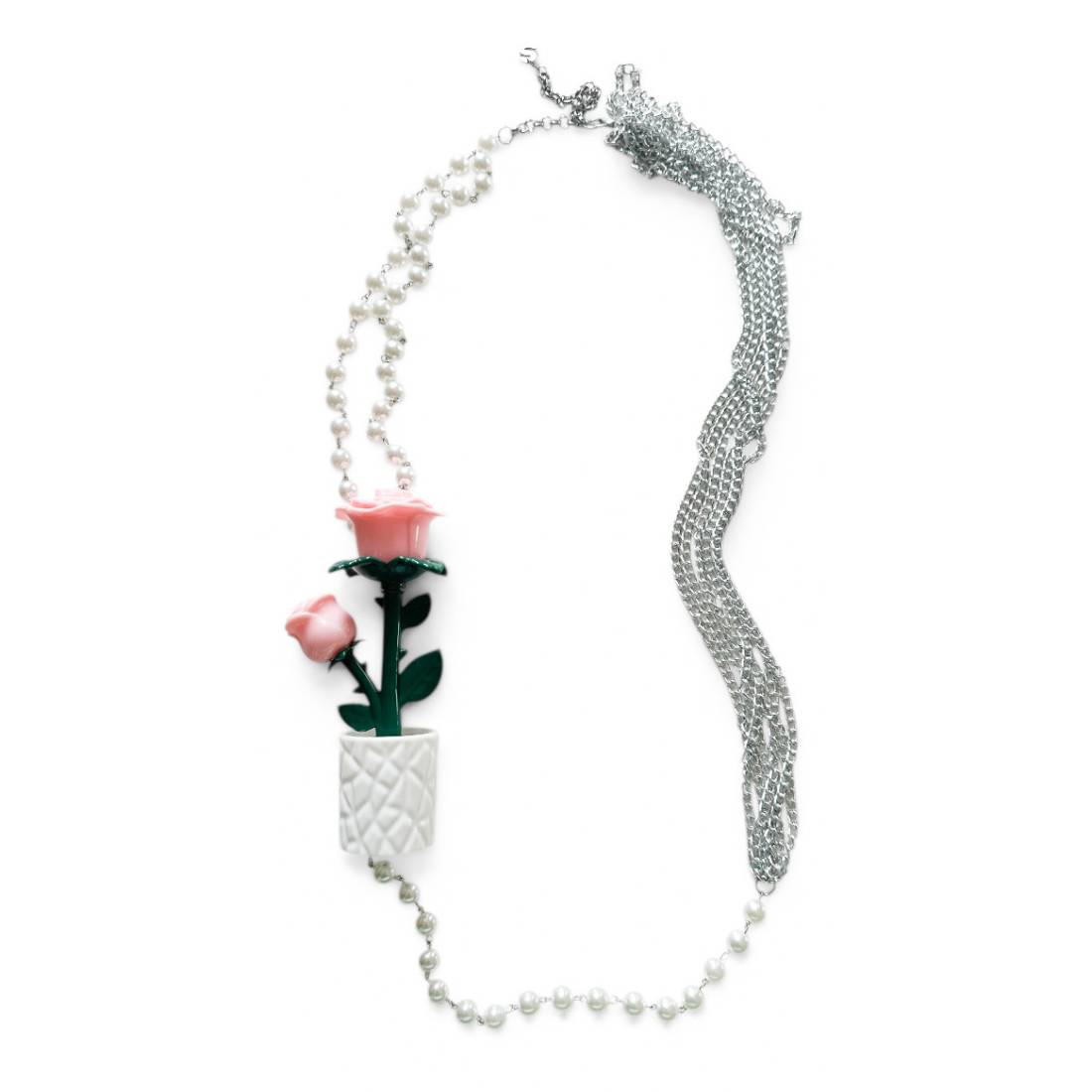 COLLANA ROSA LUMINOSA