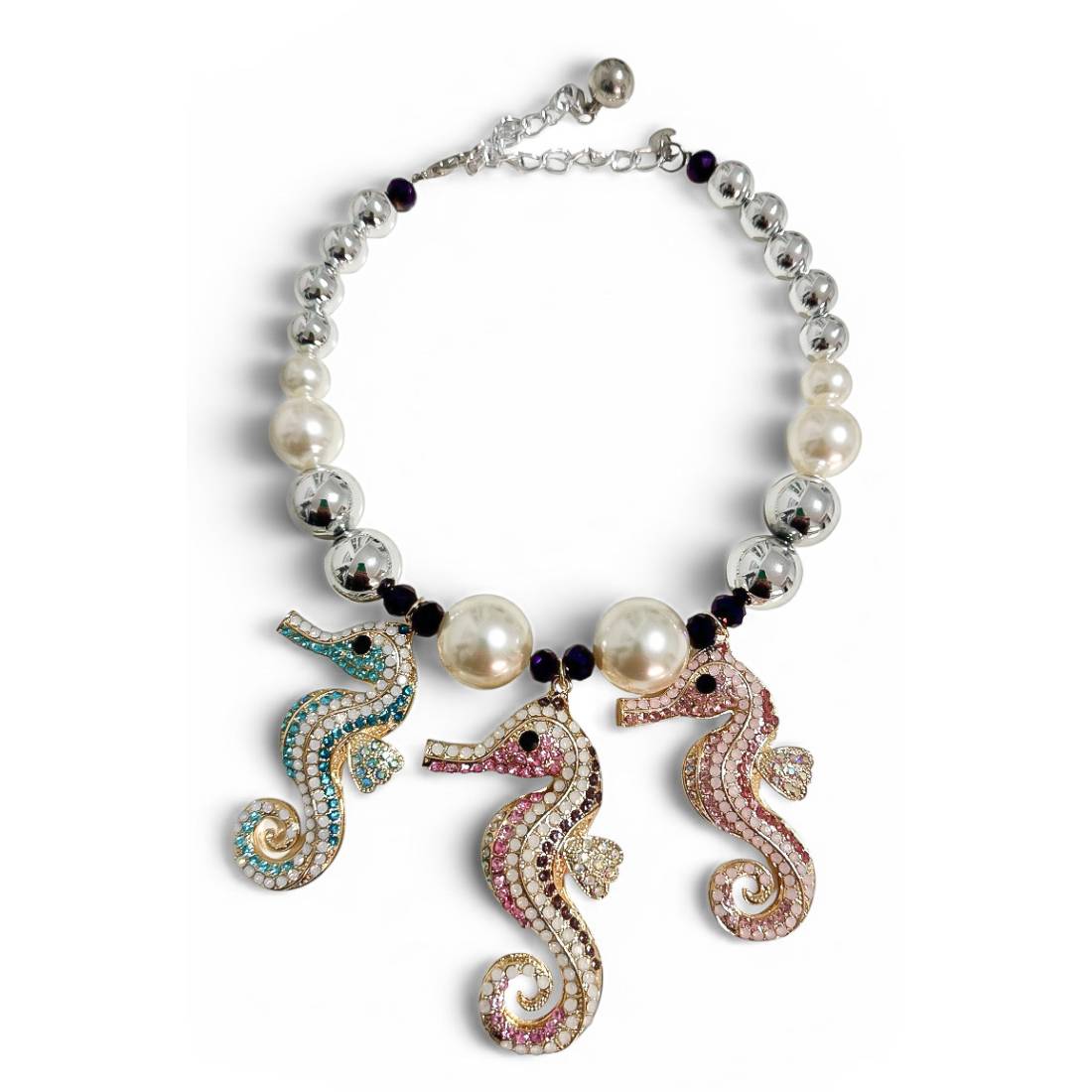 COLLANA TRE CAVALLUCCI MARINI