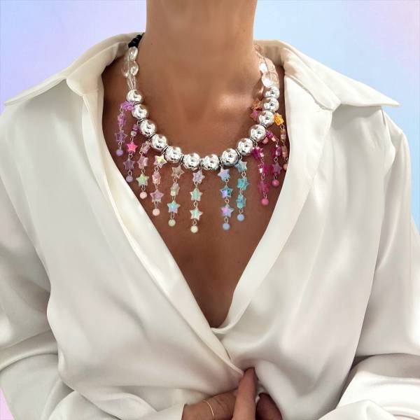 COLLANA MINI STELLE PENDENTI 2