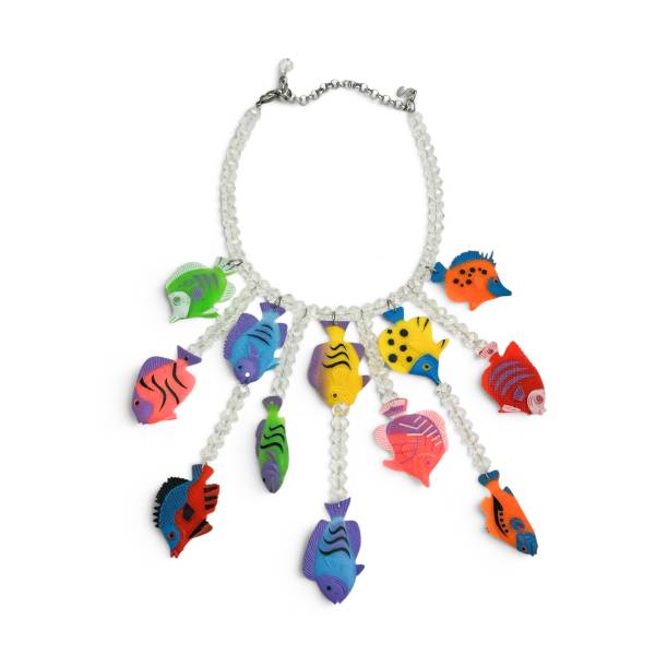 COLLANA PESCI CASCATA