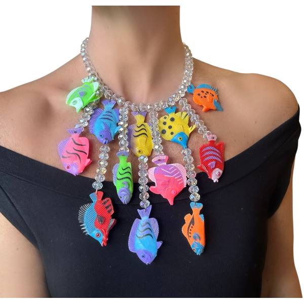 COLLANA PESCI CASCATA 2
