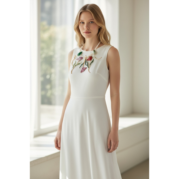 COLLANA FIORI SMALTO 2