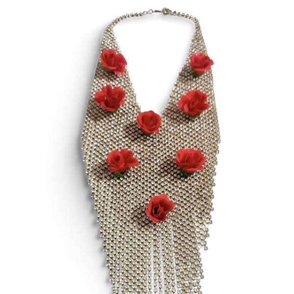 COLLANA CRISTALLI CASCATA E...