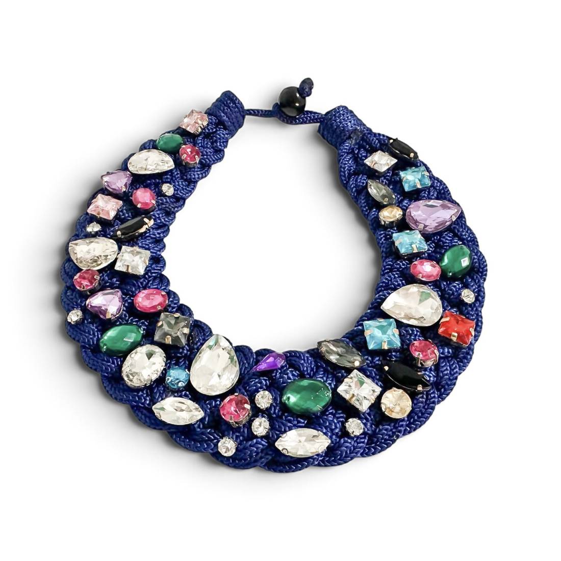 COLLANA GIROCOLLO GEMME CRISTALLO