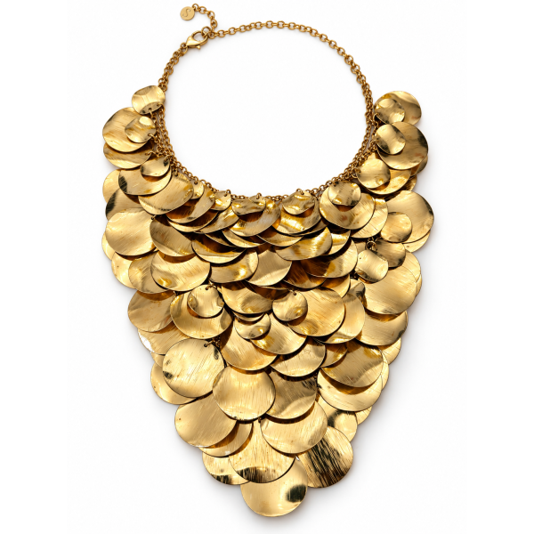 COLLANA PETALI ORO