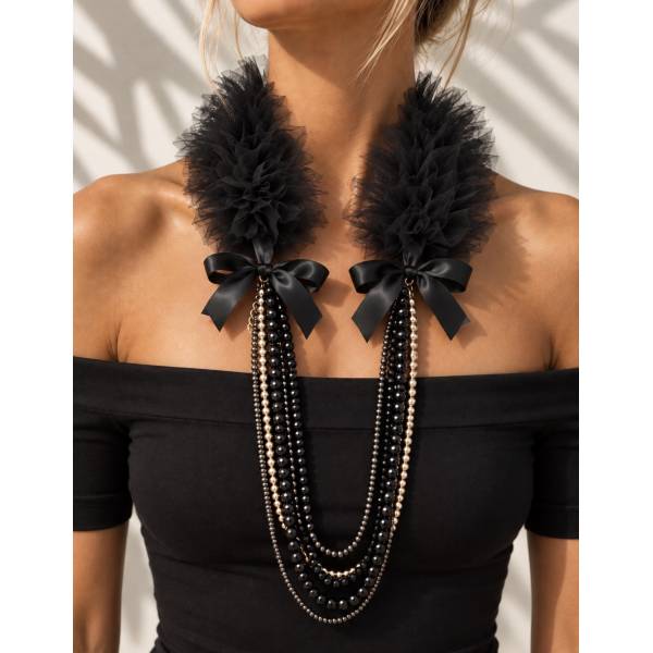COLLANA TULLE BLACK 2
