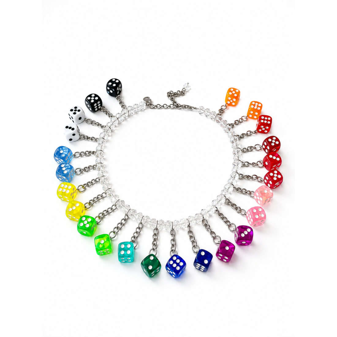 COLLANA DADI COLOR BLACK