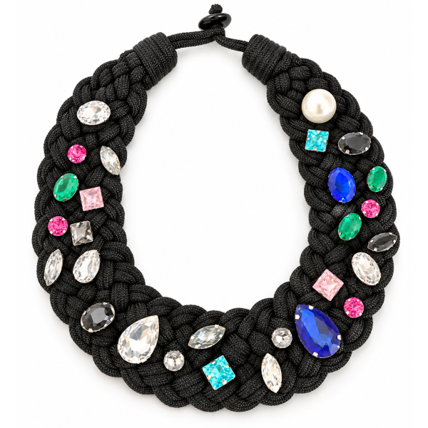 COLLANA GIROCOLLO GEMME...