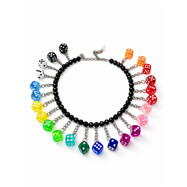 COLLANA DADI COLOR BLACK