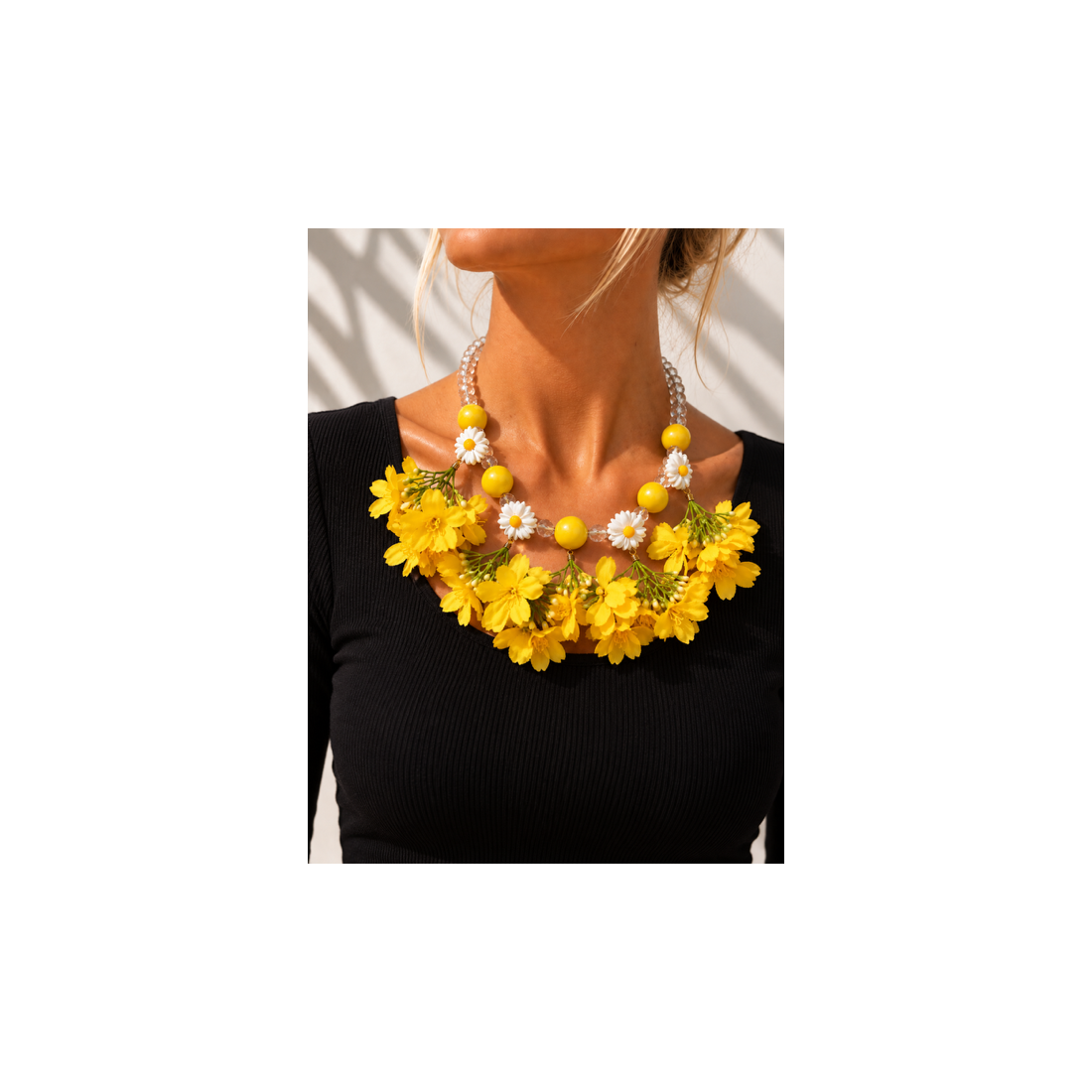COLLANA FIORI GIALLI