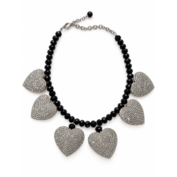 COLLANA CUORI CRISTALLO 26