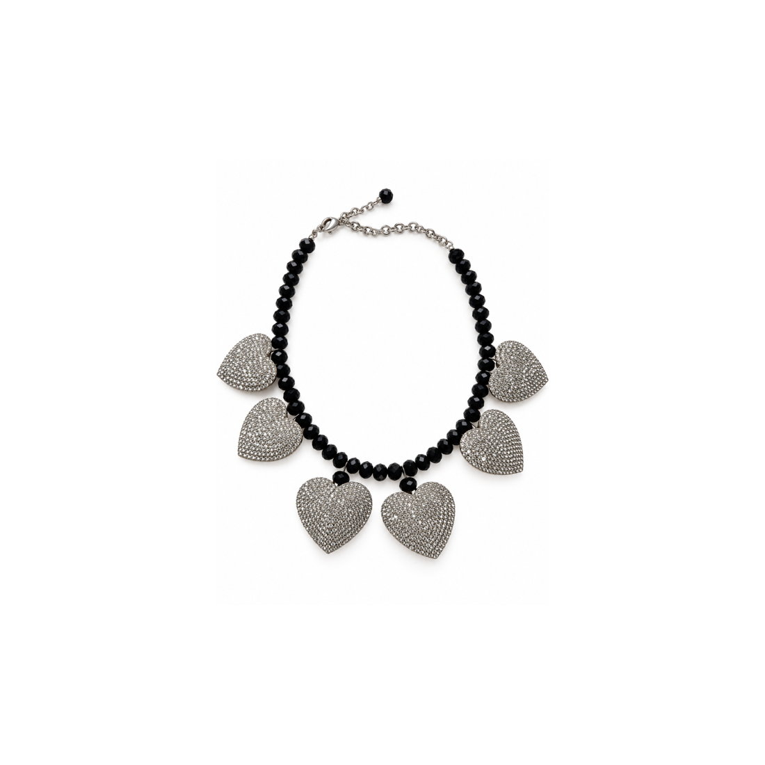 COLLANA CUORI CRISTALLO 26