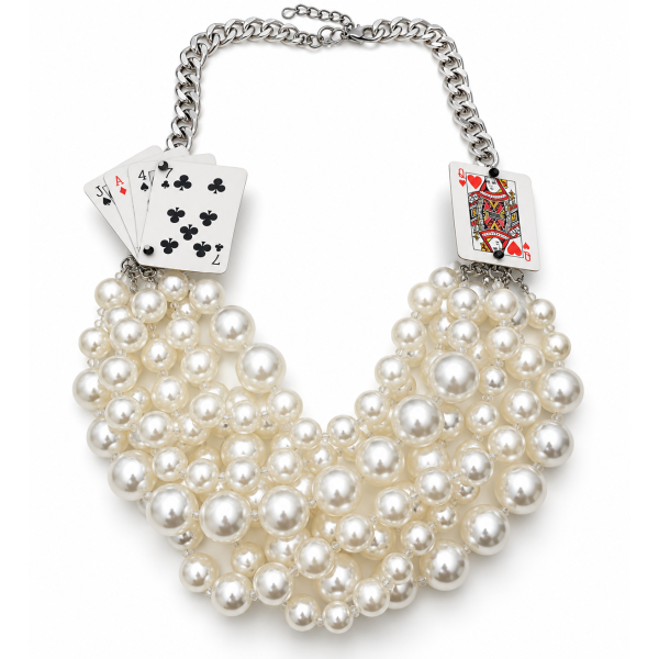 COLLANA CARTE MULTI FILO