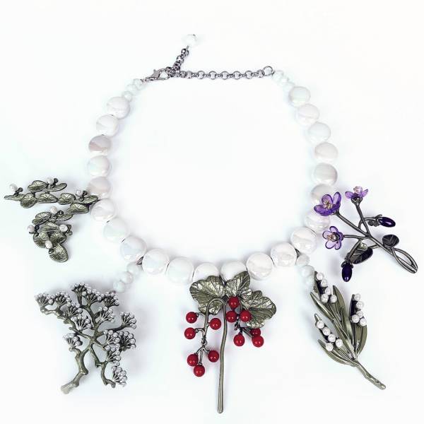 COLLANA FOGLIE CHIC