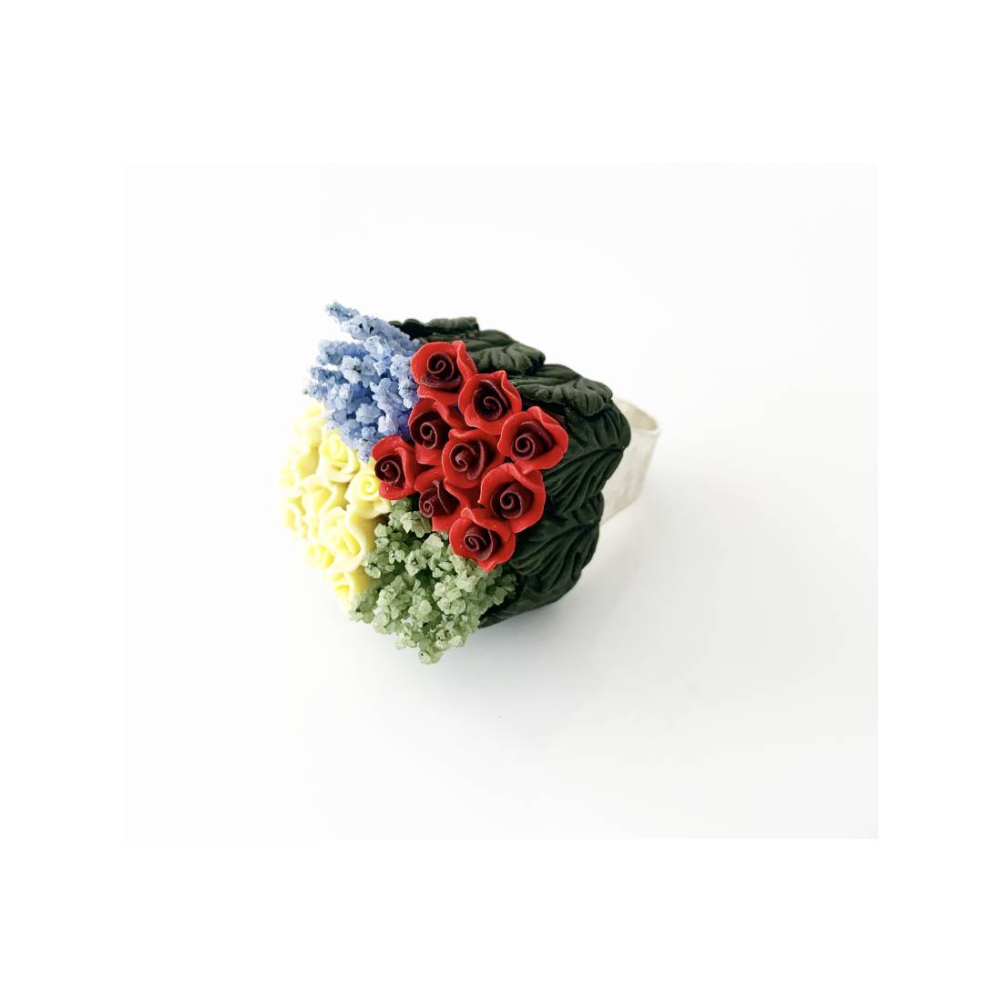ANELLO BOUQUET QUADRATO