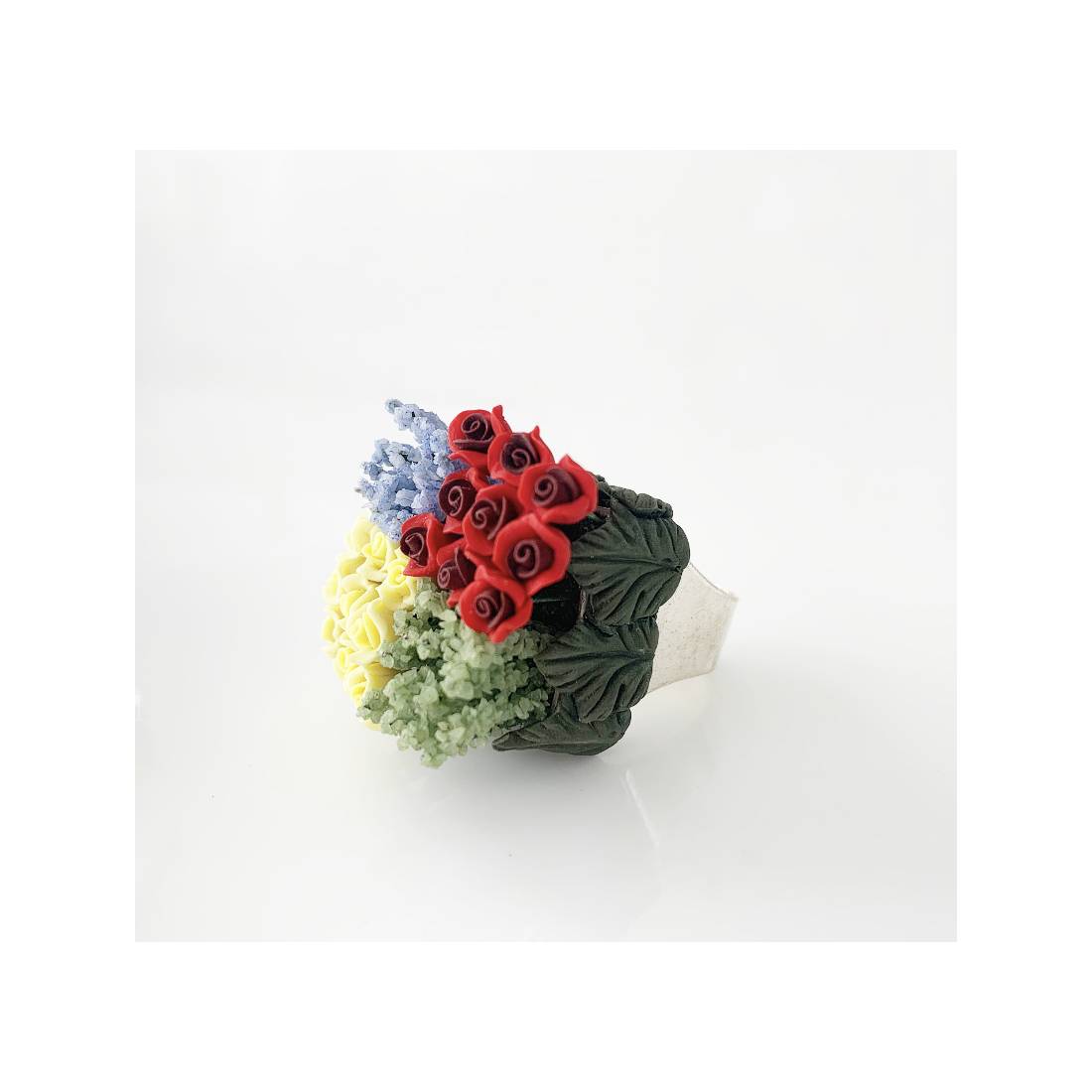 ANELLO BOUQUET QUADRATO