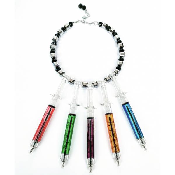 COLLANA SIRINGHE COLORATE