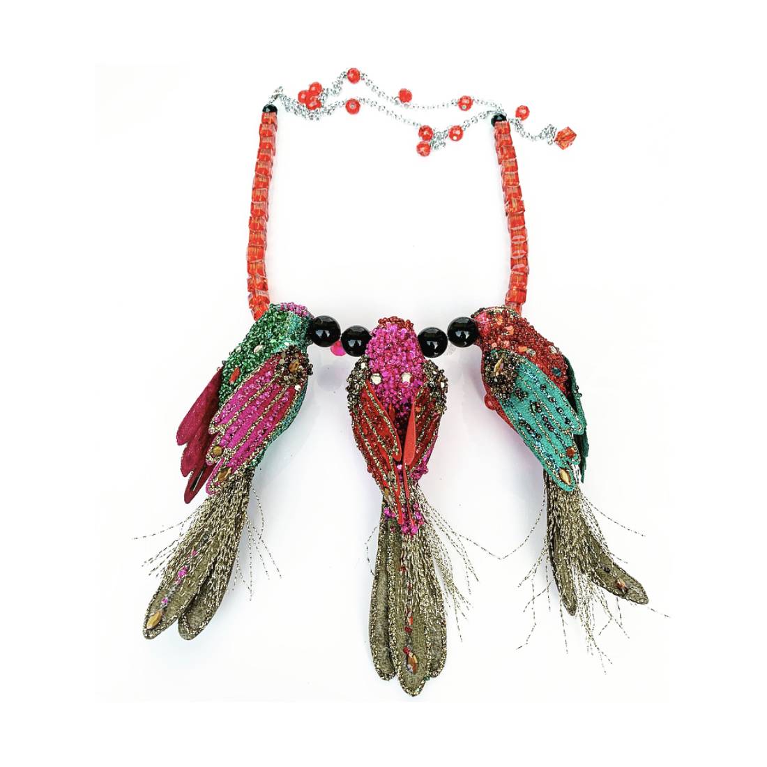 COLLANA PAPPAGALLI CRISTALLO