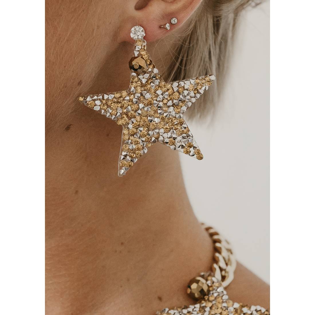 COLLANA STELLE GOLD COMPOSIT GOMMATE