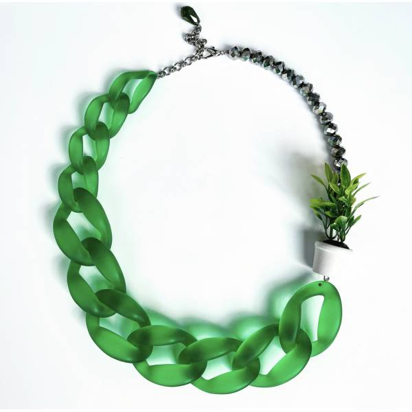 COLLANA PIANTINA GREEN