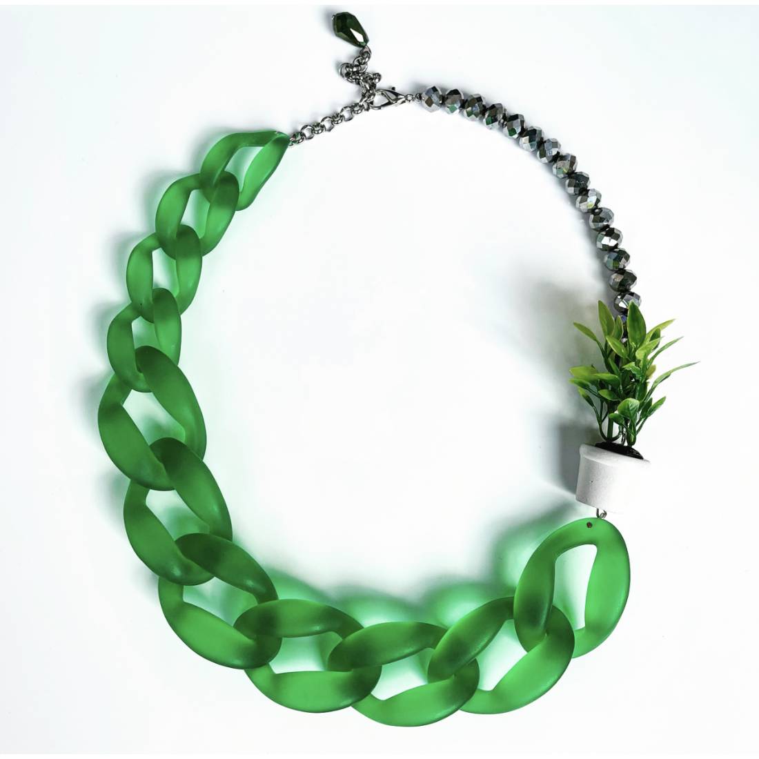 COLLANA PIANTINA GREEN