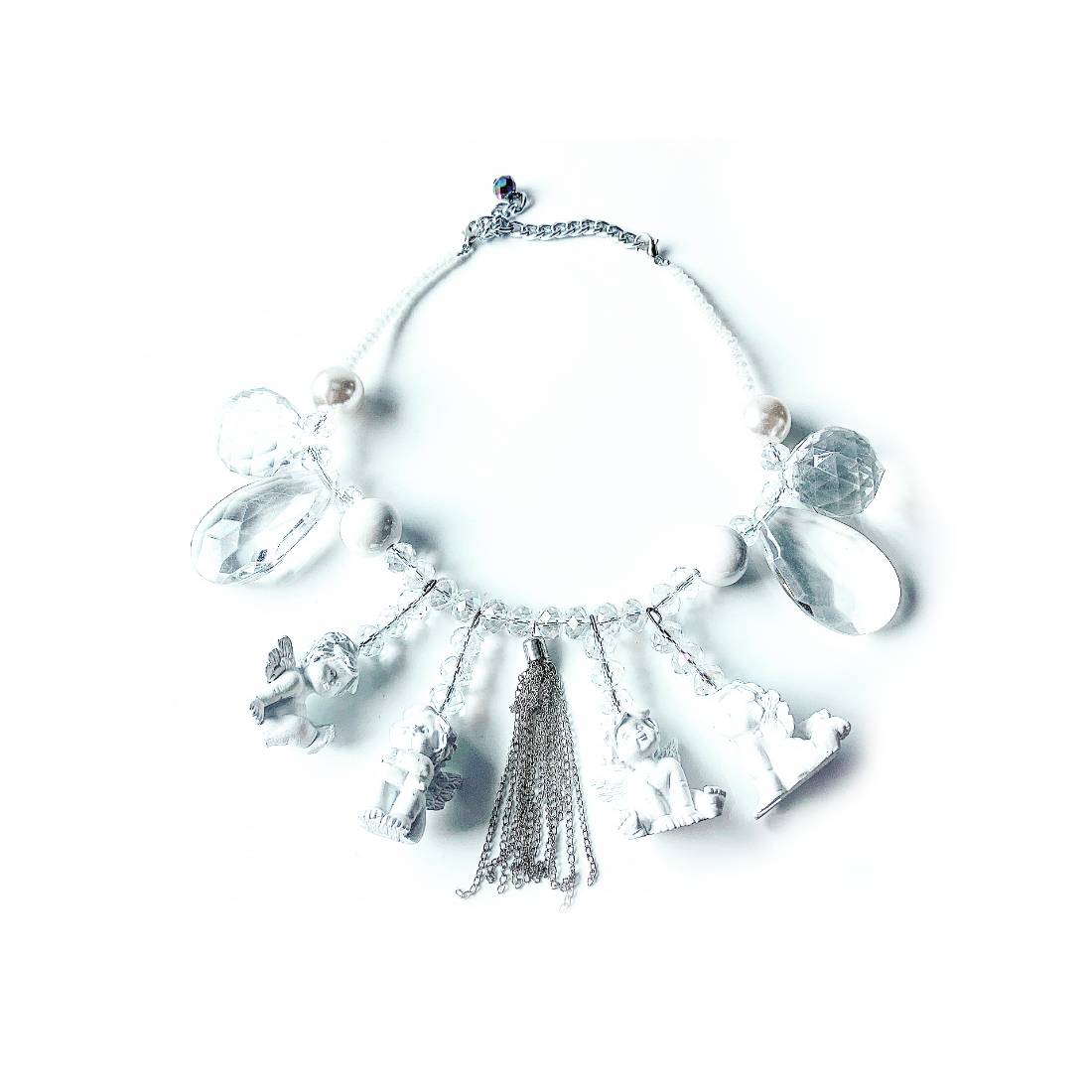 COLLANA ANGIOLETTI BIANCHI (PUTTI)