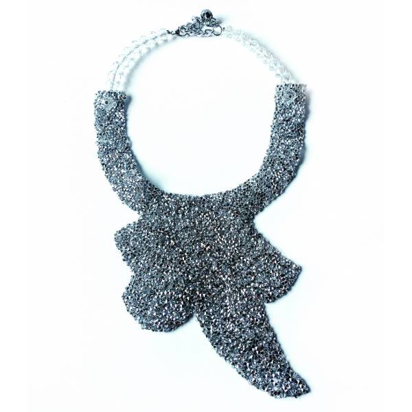 COLLANA FIOCCO CRISTALLO