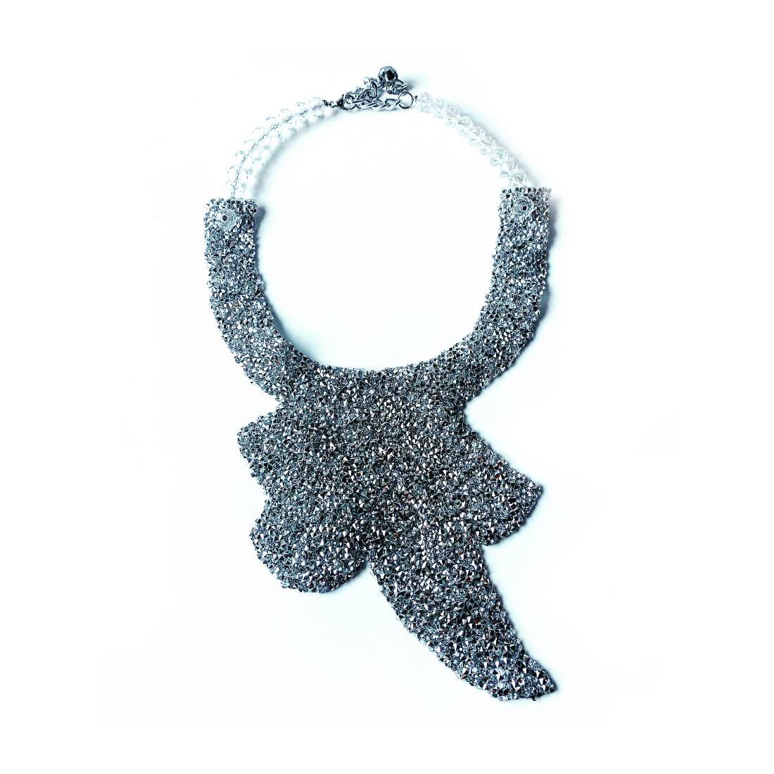 COLLANA FIOCCO CRISTALLO