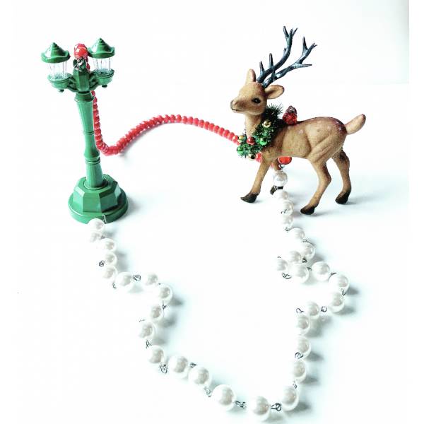 COLLANA NATALE CON LAMPIONE...