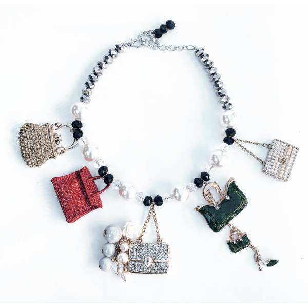 COLLANA BORSETTE CRYSTAL