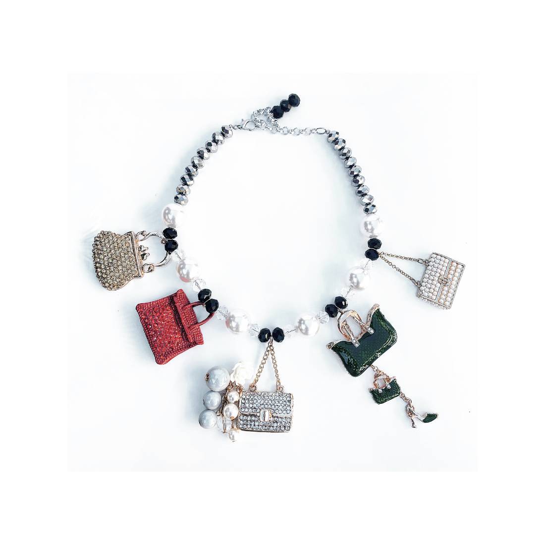 COLLANA BORSETTE CRYSTAL