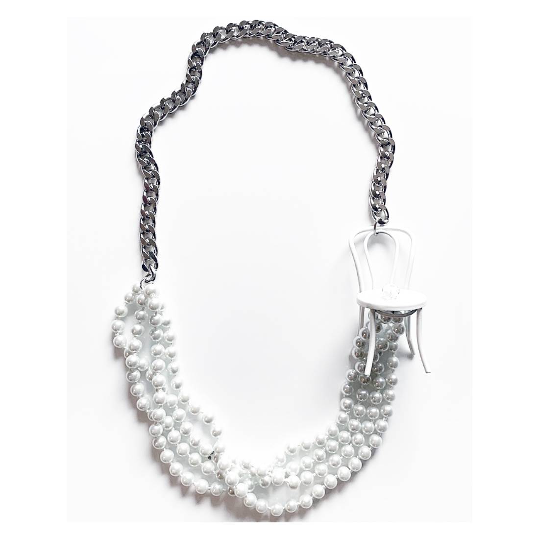 COLLANA SEDIA THONET BIANCA