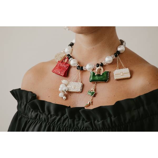 COLLANA BORSETTE CRYSTAL 2