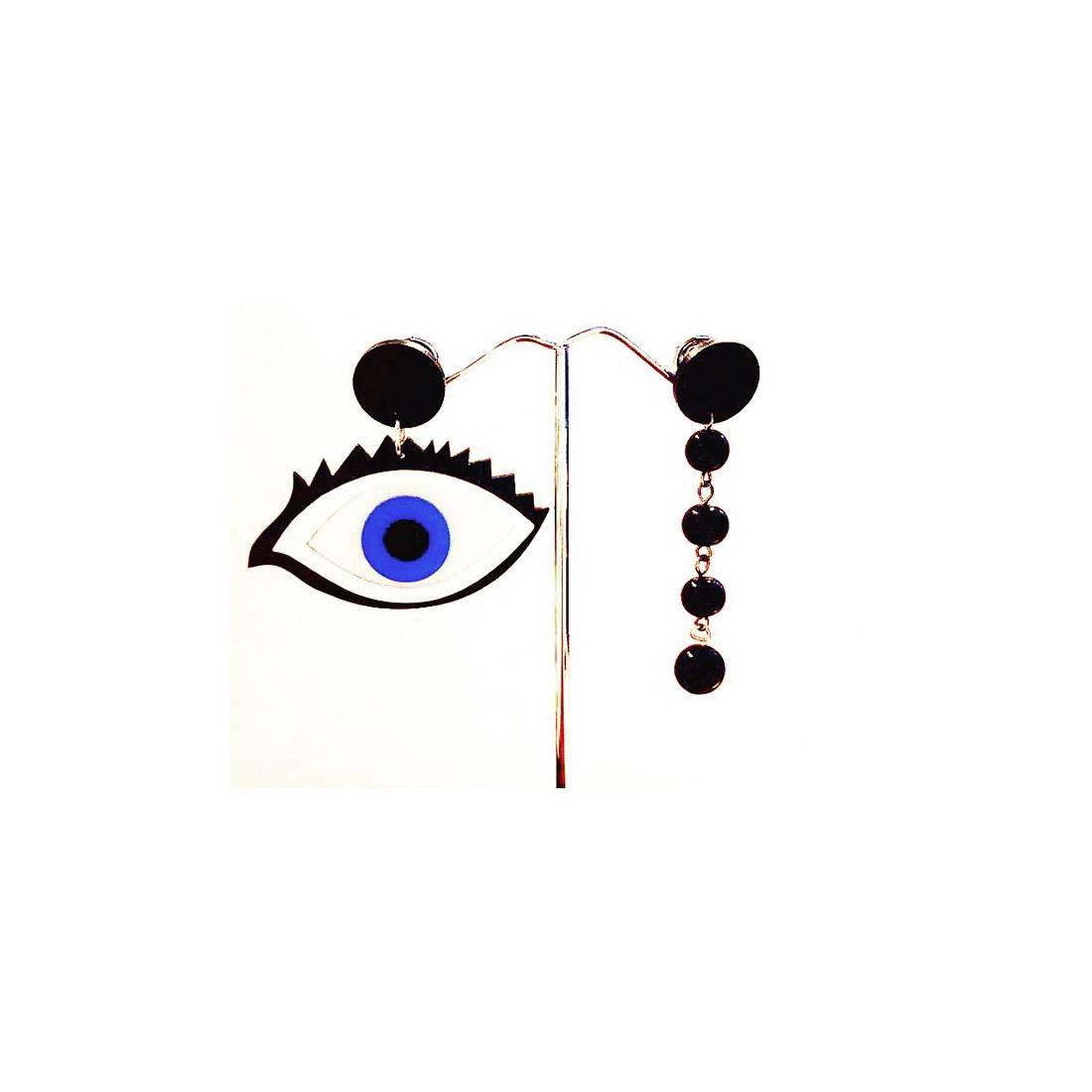 ORECCHINI OCCHI BLU