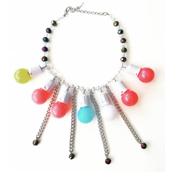 COLLANA LAMPADINE COLOR