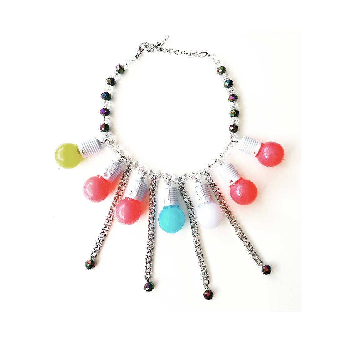 COLLANA LAMPADINE COLOR