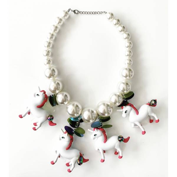 COLLANA UNICORNI PAILLETTES