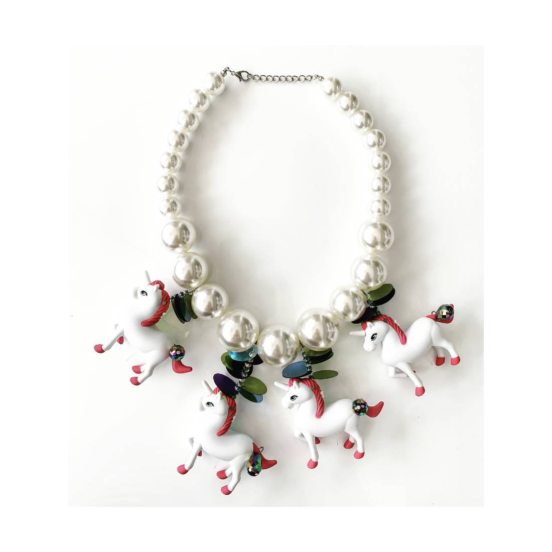COLLANA UNICORNI PAILLETTES